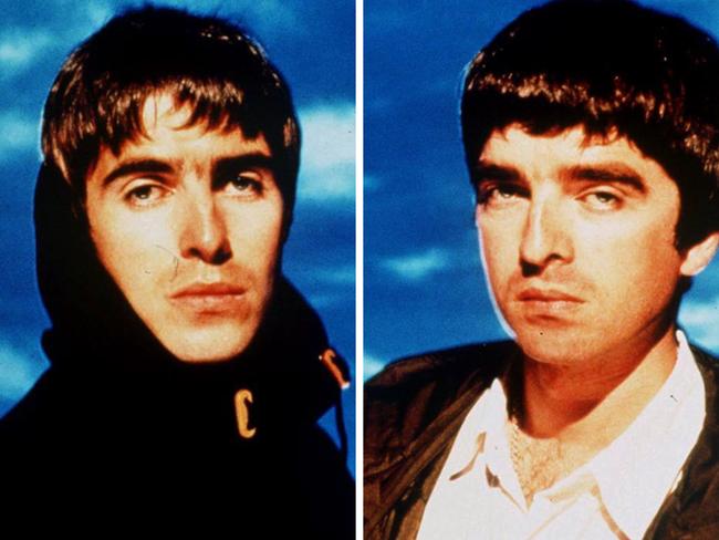 Liam and Noel Gallagher of Oasis.