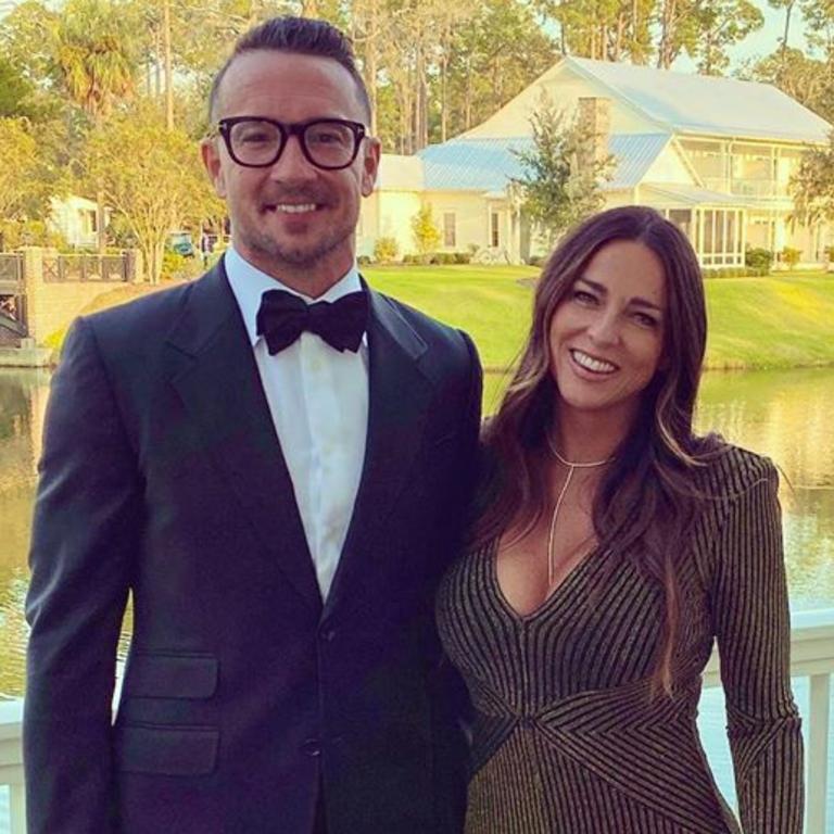 Hillsong pastor Carl Lentz with his wife Laura.