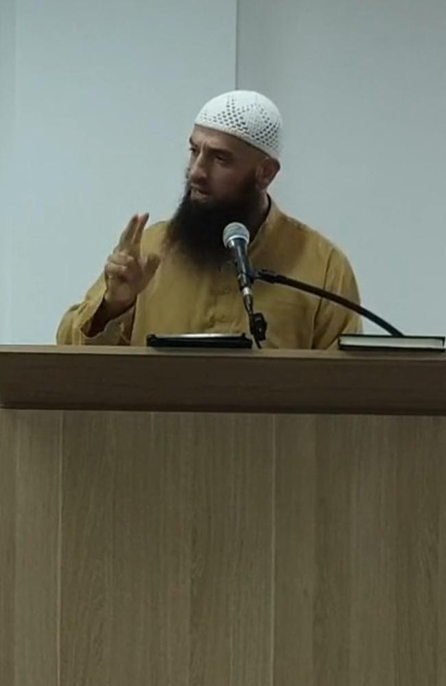 Abu Ousayd (aka Wissam Haddad) on Friday at Bankstown’s Al Madina Dawah Centre.