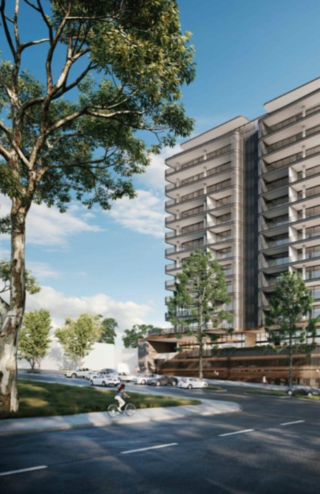 Renders of development application at 1 Church St, Dubbo.