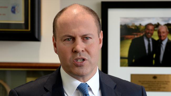 Treasurer Josh Frydenberg. Picture: Andrew Henshaw