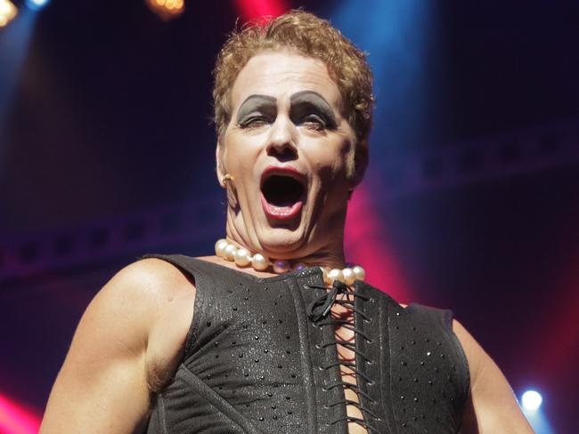 Rocky Horror media call. Craig McLachlan as Frank'n'furter. Picture- Nicole Cleary