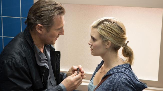 Numerous abductions ... Maggie Grace plays Liam Neeson’s long-suffering daughter in Taken 3.