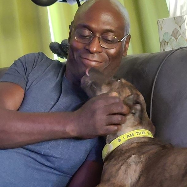 Lance Reddick loved his dogs.