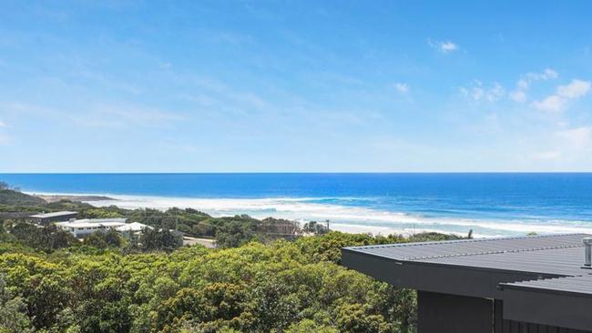 Ocean views from a home in Suvla St, East Ballina.