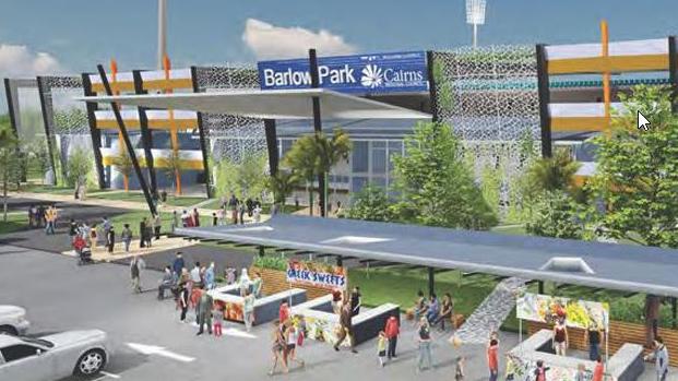 Cairns Regional Council has unveiled grand plans to turn the showgrounds and Barlow Park into a major events precinct. Picture: Supplied