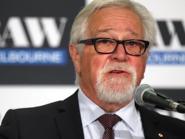 Neil Mitchell farewell/retirement lunch at Melbourne town hall. Neil Mitchell. Friday, February 9, 2024. Picture: David Crosling