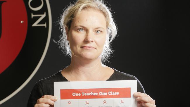 Australian Education Union state manager Roz Madsen says the Tasmanian school system depends on teachers’ goodwill. Picture: MATHEW FARRELL