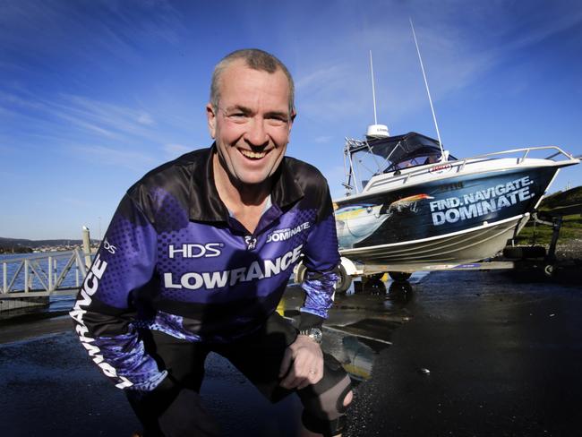 Mark Watson and his sport fishing boat.