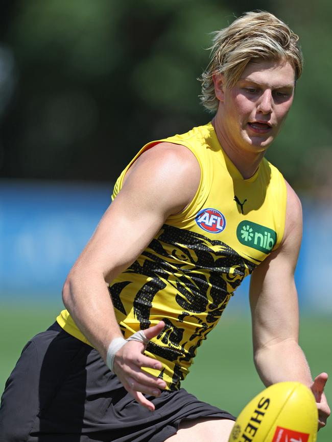 Josh Smillie on the track at Punt Road. Picture: Mark Stewart