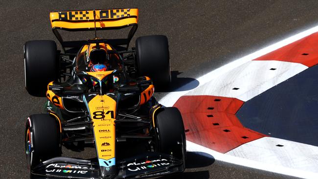 Oscar Piastri races at Baku. Picture: Mark Thompson/Getty Images