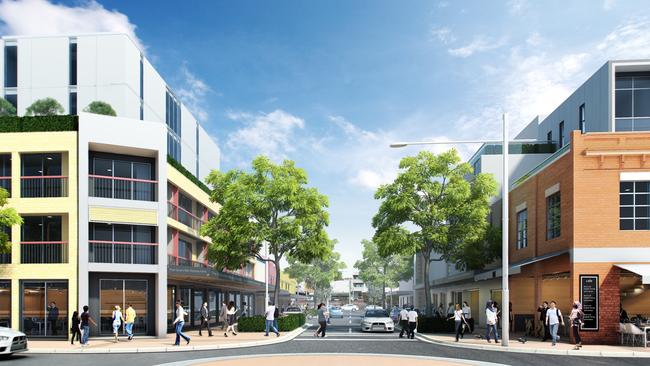 An artist’s impression of the Parramatta Rd redevelopment.