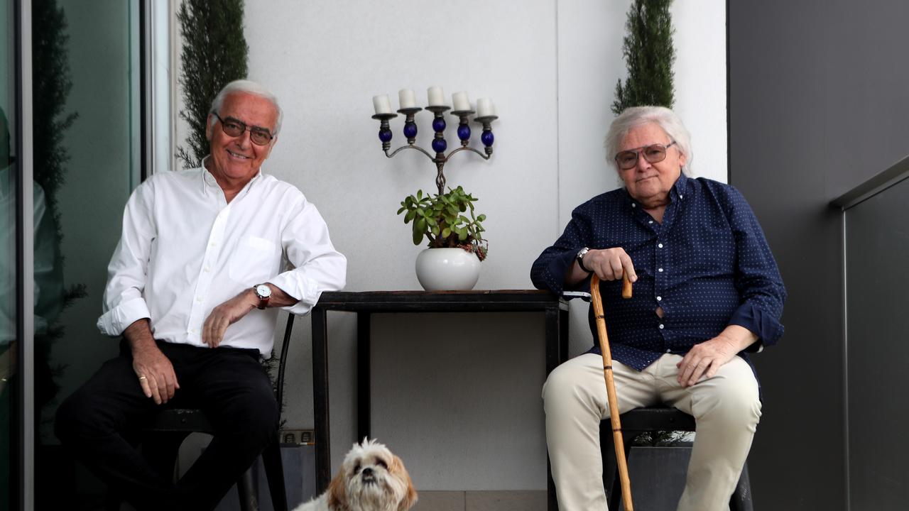 George and Harry (pictured with their pet dog Bobby) have been given a Queens Birthday honour. June 8, 2017. Kelly Barnes/The Australian.