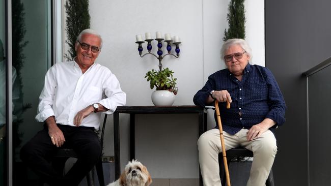 George and Harry (pictured with their pet dog Bobby) have been given a Queens Birthday honour. June 8, 2017. Kelly Barnes/The Australian.