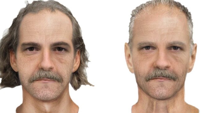 Police in 2020 released a digitally aged image of a man believed to be involved in the death of Thomas Cooper. Image: Victoria Police