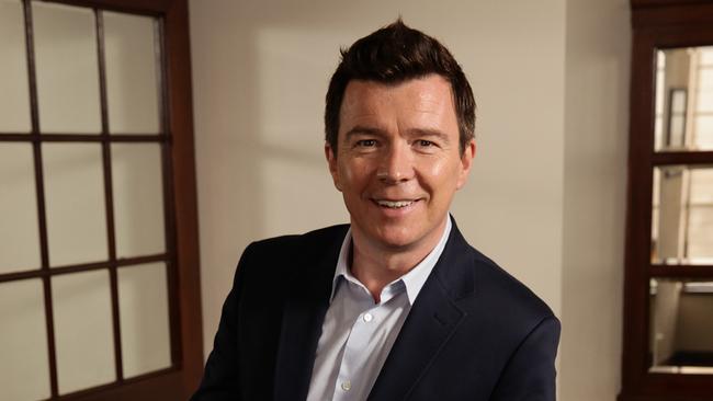 Rick Astley still tours the world thanks to Never Gonne Give You Up. Picture: News Corp Australia.