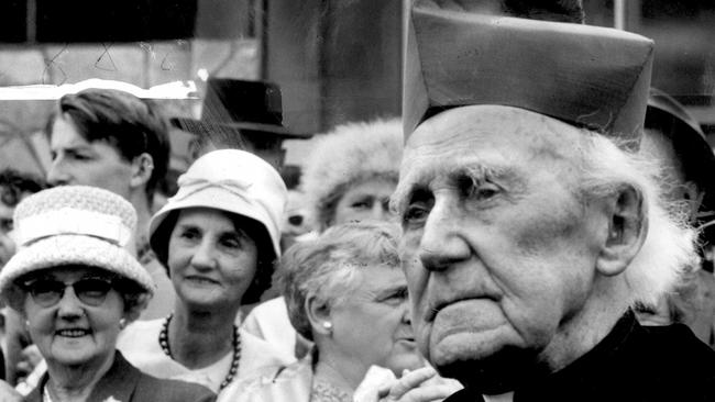 Catholic Archbishop of Melbourne Daniel Mannix, who sparked calls against the ‘mixing’ of religion and politics. Picture: News Corp Australia