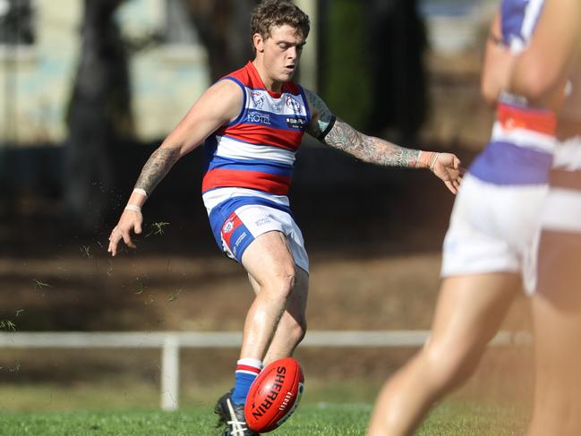 Marcus Groves in action for Point Cook WRFL. Picture: Local Legends Photography