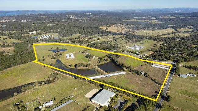 The 31ha site at 157-197 Woodlands Drive, Thornlands, which has been bought by the BriStar Group for $15.675 million.