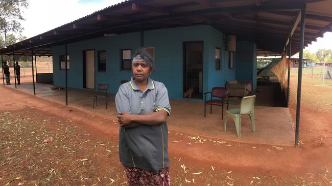 Jasmine Cavanagh at the Santa Teresa mission in the Northern Territory. The NT Civil and Administrative Tribunal ordered the government to pay almost $15,000 in compensation to four people from the Red Centre community due to poor housing conditions and for renting homes that were uninhabitable. Picture: Tom Hearn/BUSHTV