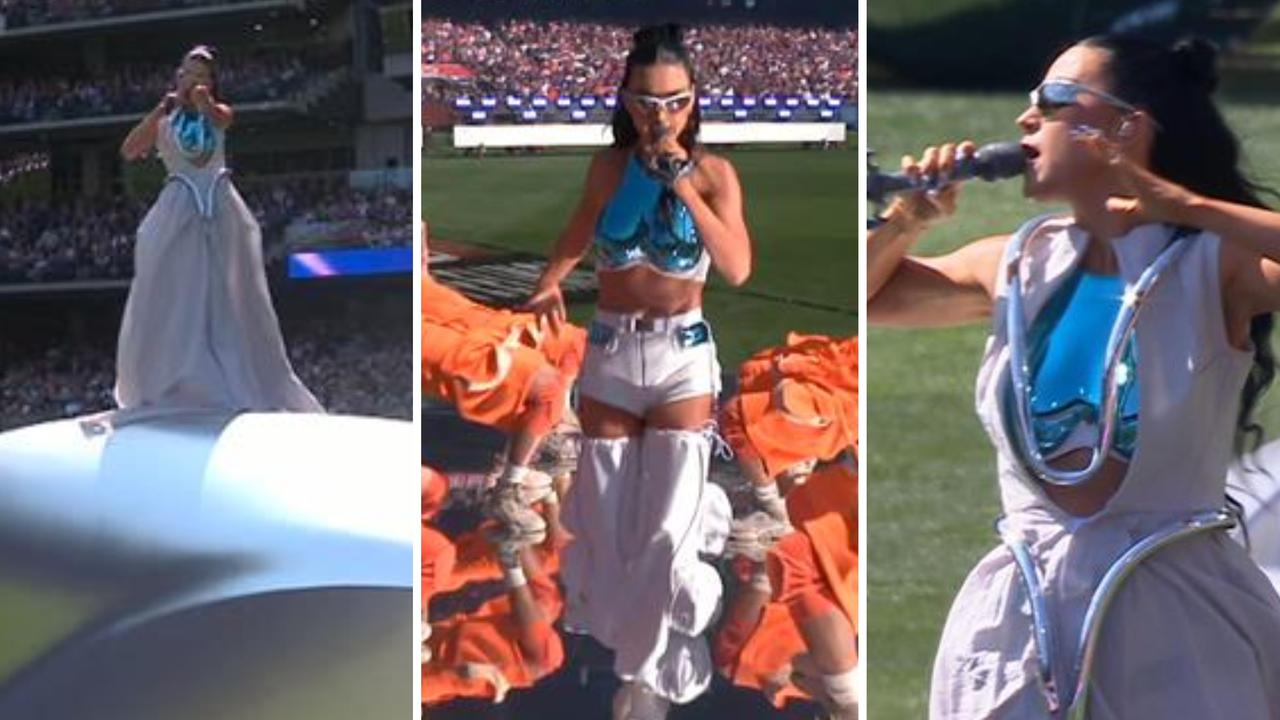 Katy Perry performs at the AFL Grand Final