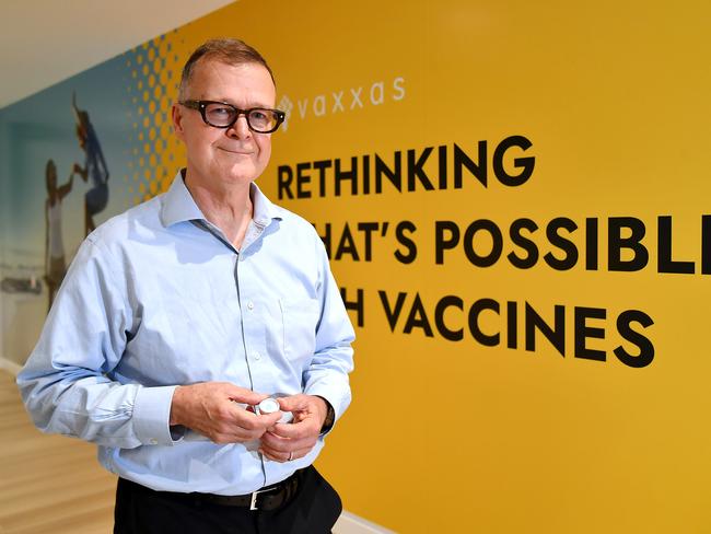 Vaxxas chief executive David Hoey at the company new factory producing needle free vaccines patchesThursday November 2, 2023. Picture, John Gass