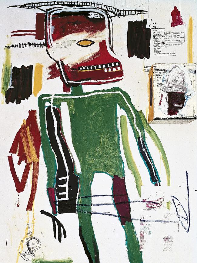 Jean-Michel Basquiat, Because It Hurts The Lungs, 1986.