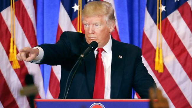 President-elect Donald Trump clashed with a CNN journalist during his first post-election news conference.