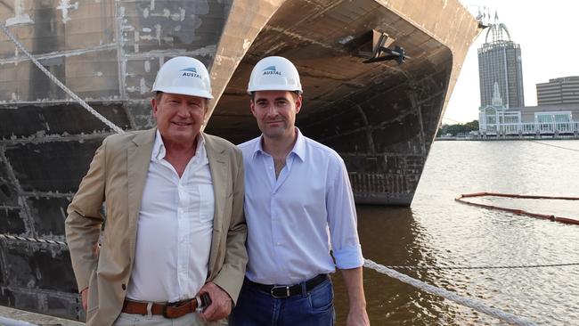 Andrew Forrest and Minderoo Foundation chief executive John Hartman.