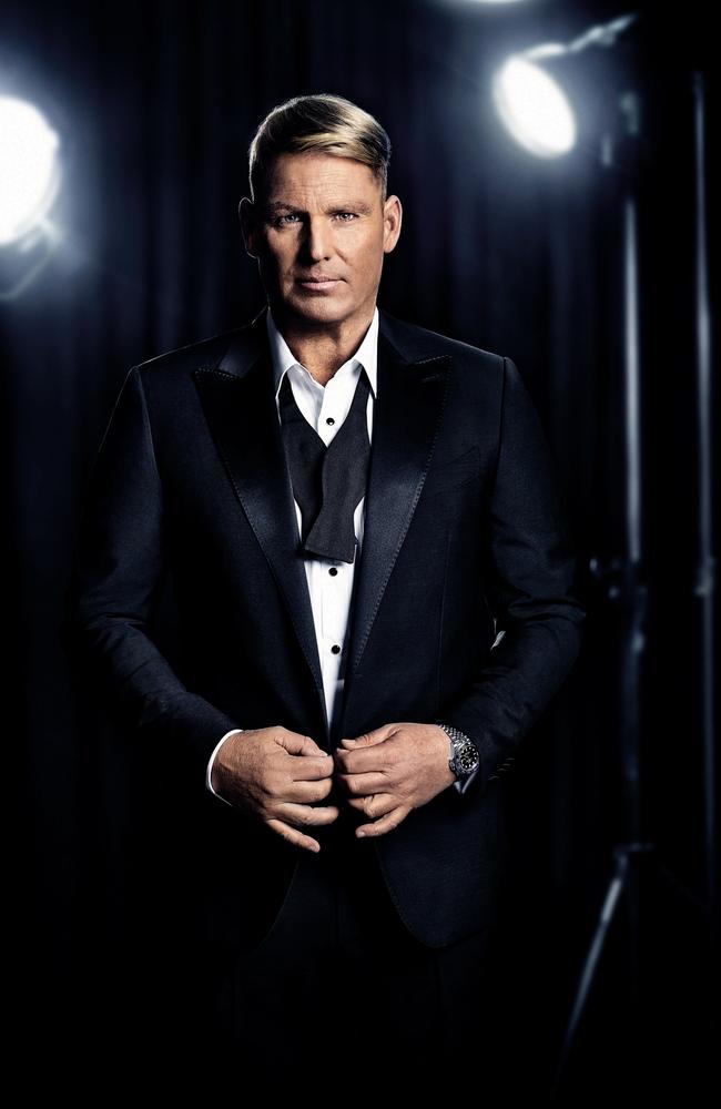 Shane Warne ready to launch his sophisticated mens brand SW23. Picture: Supplied