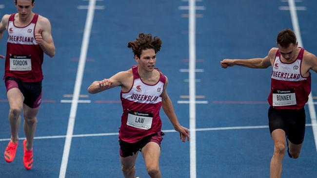 Caleb Law winning yet another medal. Pic: Michael Thomas