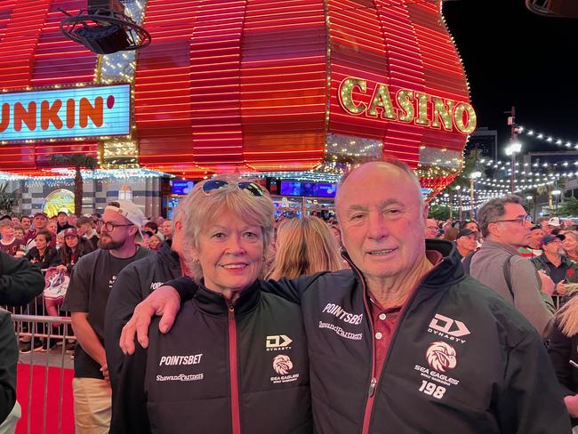 Max Krilich and wife Ilene in Vegas