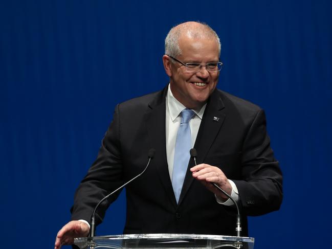 Prime Minister Scott Morrison nailed his campaign speech, says a body language expert. 