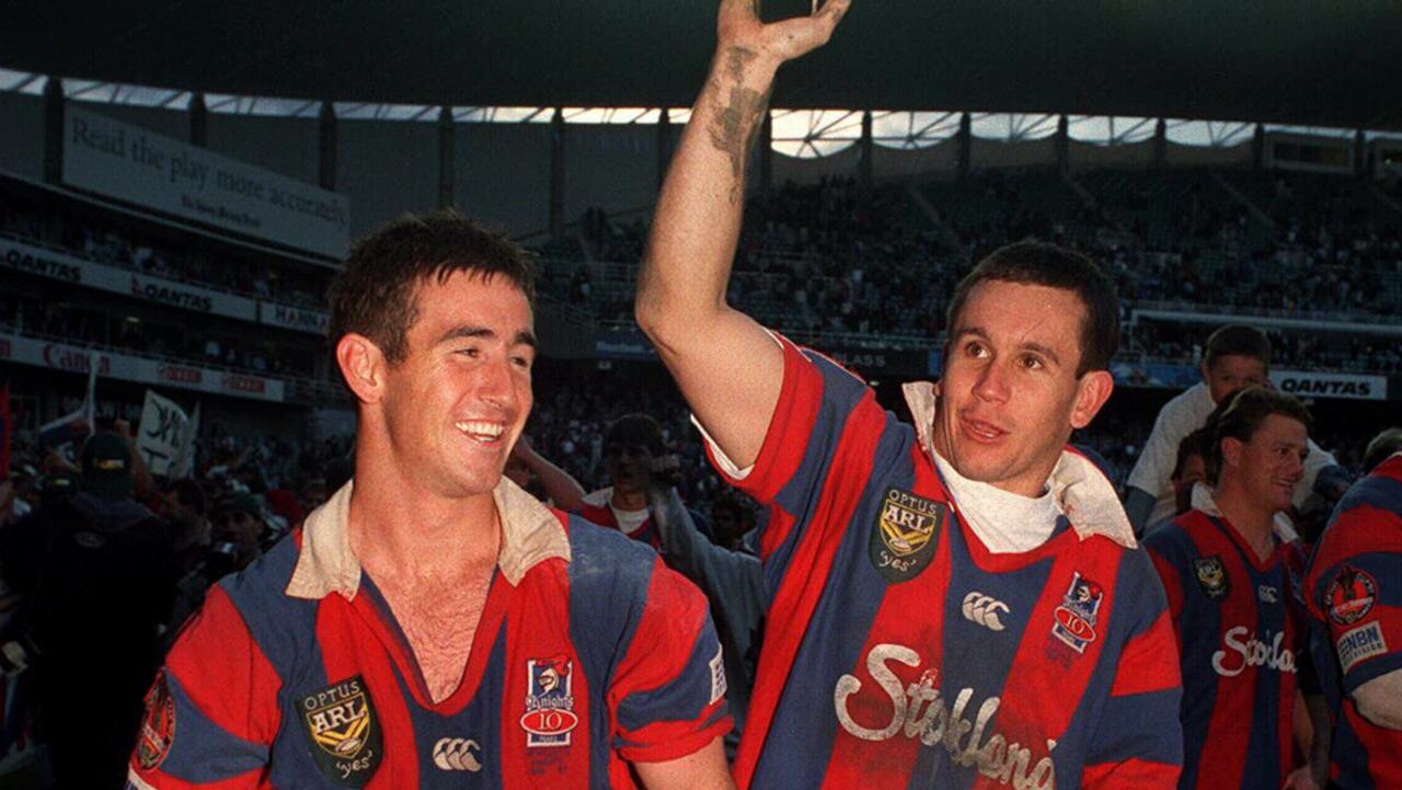 Andrew (L) &amp; Matty Johns in their Newcastle days.