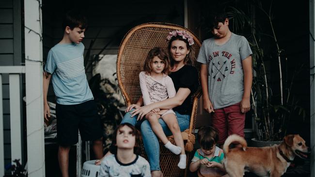 The Motherhood Project is a series of photos captured by Brisbane mother-of-five Picture: Roseann Hall