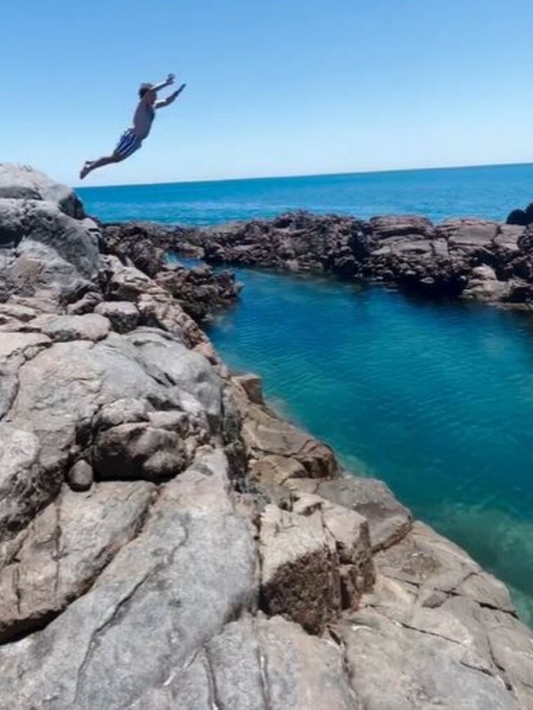 Tom Schumacher exploring Yorke Peninsula. Picture: Instagram @travelling_with_tom_