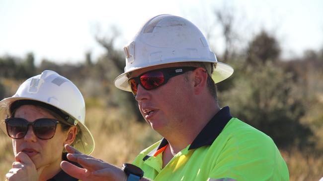 Oberon senior drilling geologist Jon Walter at the Oberon exploration fields, Tanami mine, Northern Territory, August 2024. Picture: Gera Kazakov