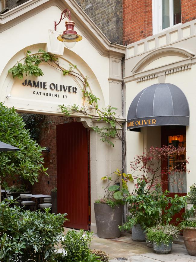 Jamie Oliver Catherine St in London.