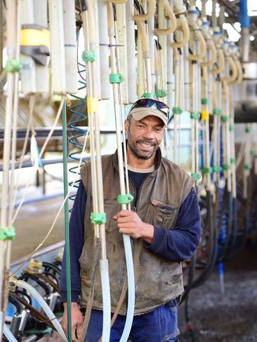 Farm manager Peter Akindoyeni. Picture: Zoe Phillips