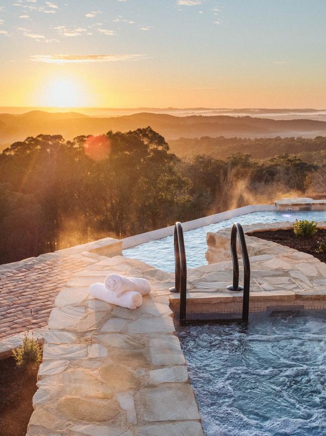 Hotsprings at sunset are highly recommended.