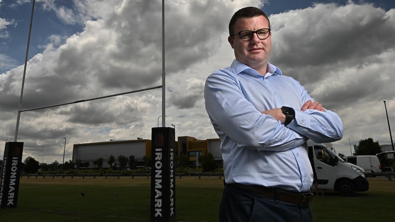 Rabbitohs chief executive Blake Solly. Picture: Lyndon Mechielsen