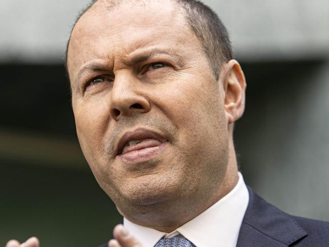 CANBERRA, AUSTRALIA-NCA NewsWire Photos 17 SEPTEMBER 2020: The Treasurer Josh Frydenberg during a press conference at Parliament House in Canberra.Picture: NCA NewsWire / Gary Ramage