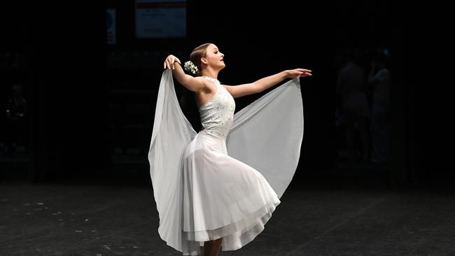 Age 13 to 18 Tap-Slow or Waltz Solo. Sophie Jenkins. Picture: Shae Beplate.