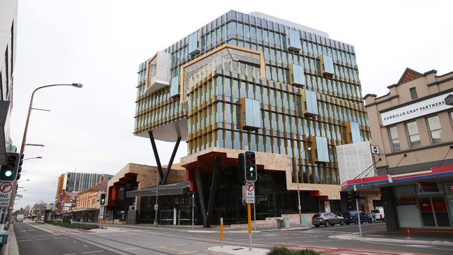 The University of Newcastle city campus on Hunter street. Peter Lorimer.