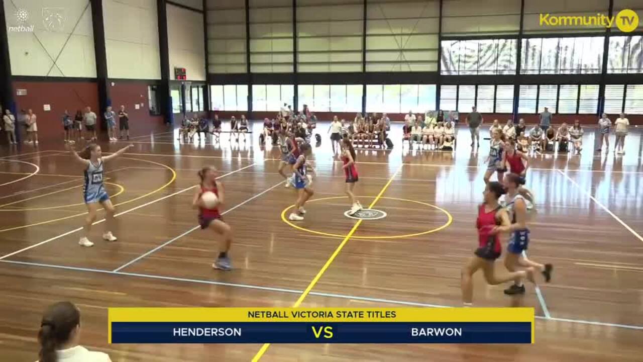 Replay: Barwon v Henderson (15&U Grand Final) - 2025 Netball Victoria State Titles Day 3