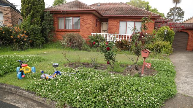 Parramatta MP Andrew Charlton’s house in North Parramatta. Neighbours claim he has not been seen there since the election. Picture: John Grainger