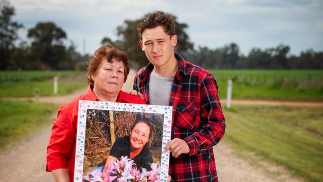 Alicia's mother Lee and Alicia's eldest child Ariki, 21 Picture: Mark Stewart