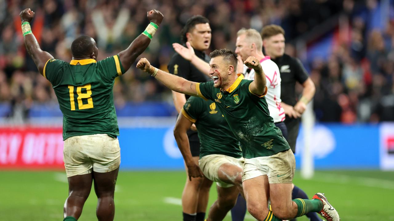 Rugby World Cup Final 2023: South Africa beat New Zealand, Springboks win  record fourth World Cup, All Blacks, score, results, Sam Cane red card,  video, highlights,