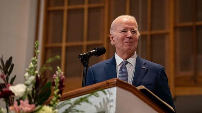 US President Joe Biden vowed on Sunday to strike back after a drone attack he blamed on Iran-backed militant groups killed three US troops in Jordan. Picture: AFP / Kent Nishimura