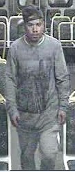 A man police wish to speak with over a sexual assault on a train at Hallam station on April 13.